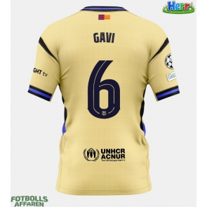 Barcelona Paez Gavi #6 Bortatröja 2025-26 Kortärmad